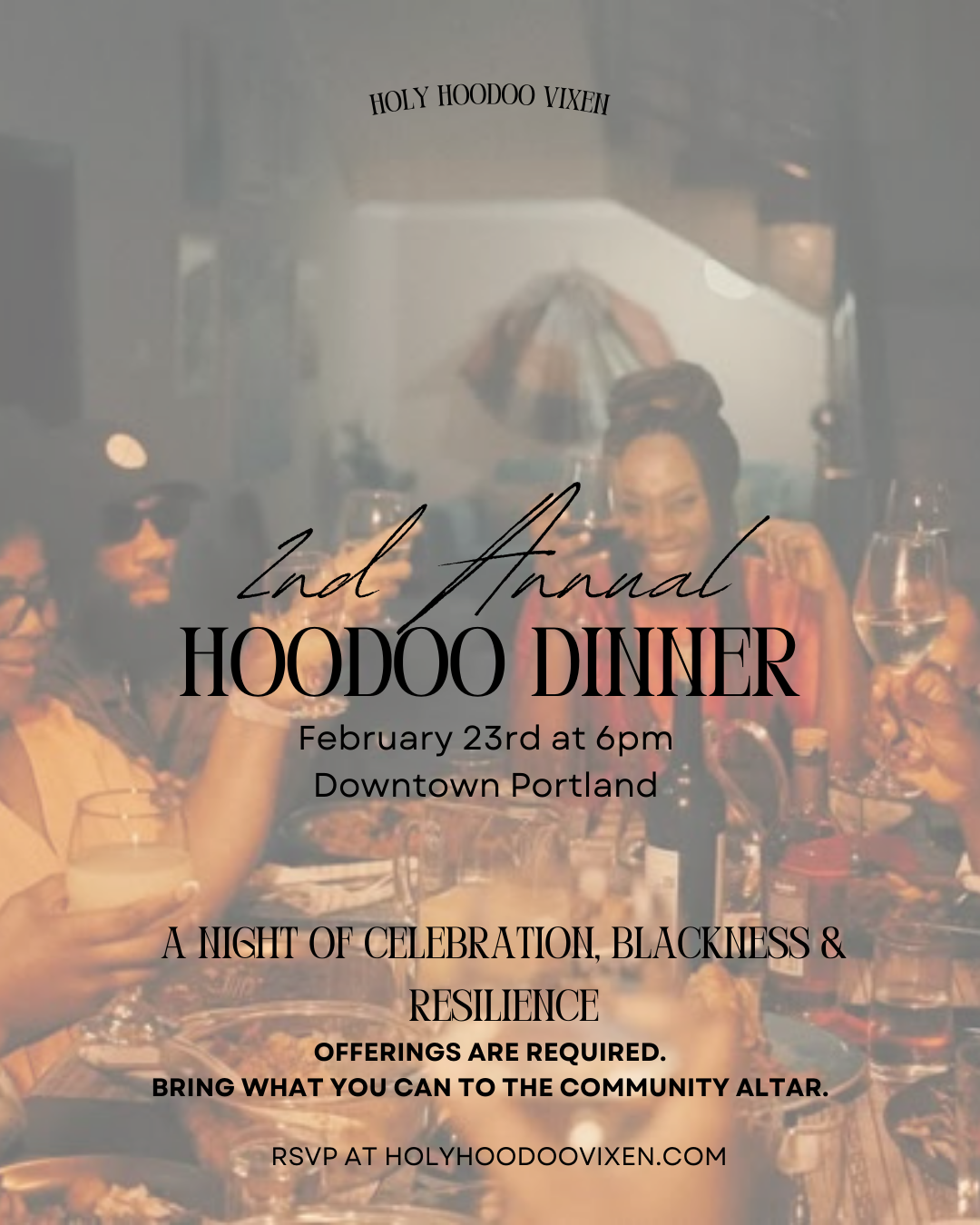 Hoodoo Dinner Tickets